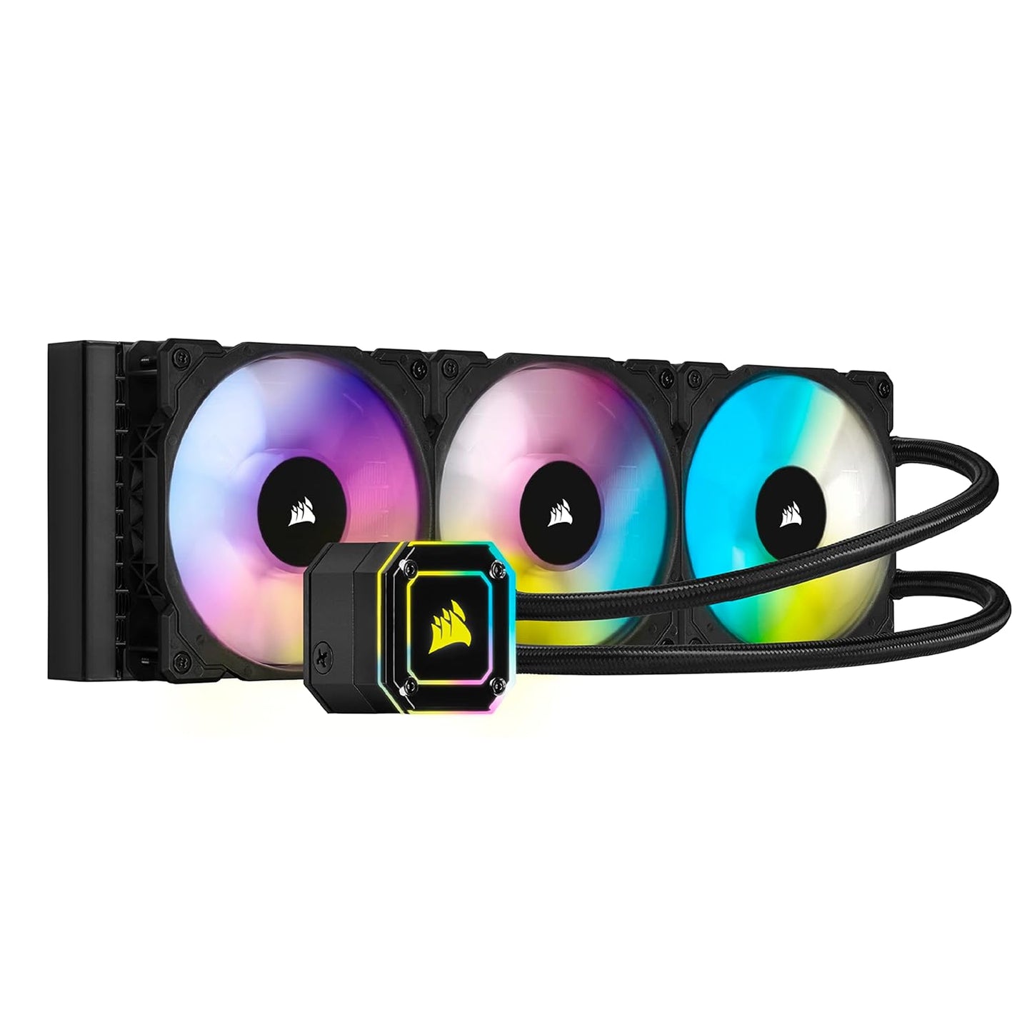 Icue H150I Elite Capellix Liquid CPU Cooler, RGB Pump + Fans, 360Mm for Radiator