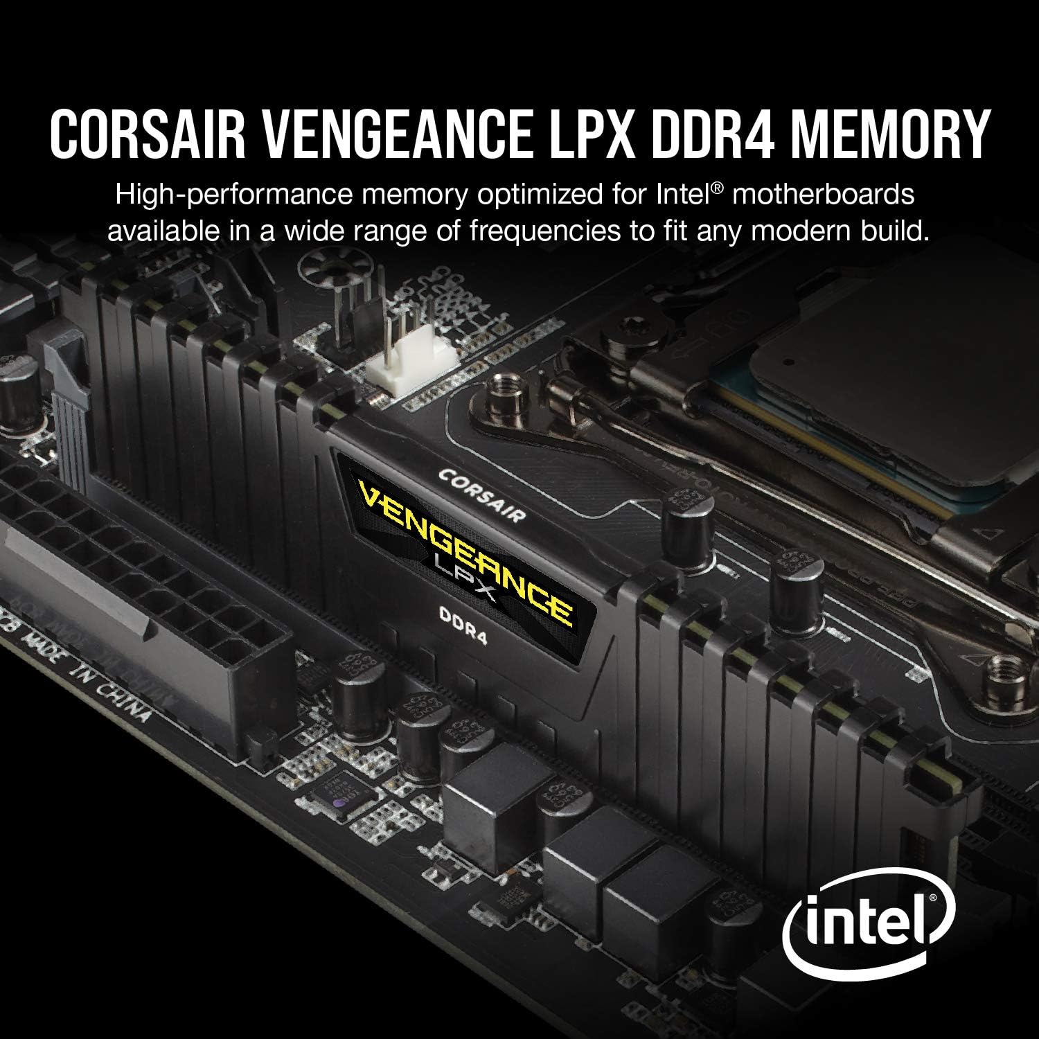 Vengeance LPX 32GB (2X16Gb) DDR4 3200Mhz C16 Desktop Gaming Memory Black ~CMK32GX4M2E3200C16