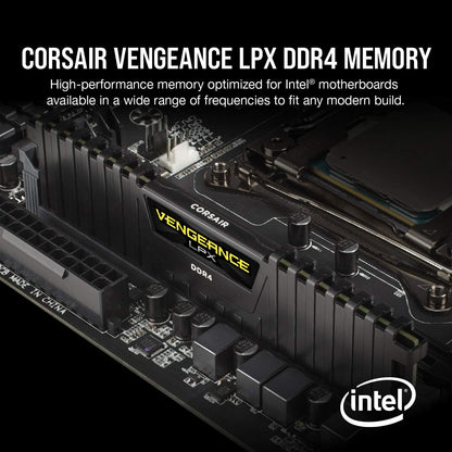 Vengeance LPX 32GB (2X16Gb) DDR4 3200Mhz C16 Desktop Gaming Memory Black ~CMK32GX4M2E3200C16