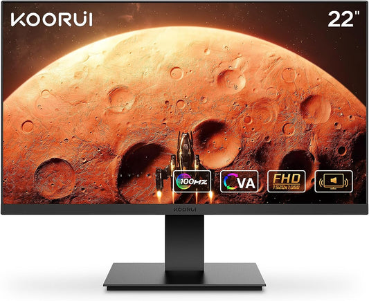 Monitor 21.5 Inch Gaming Monitor FHD 1080P/Full HD 100HZ PC Monitor VA Panel