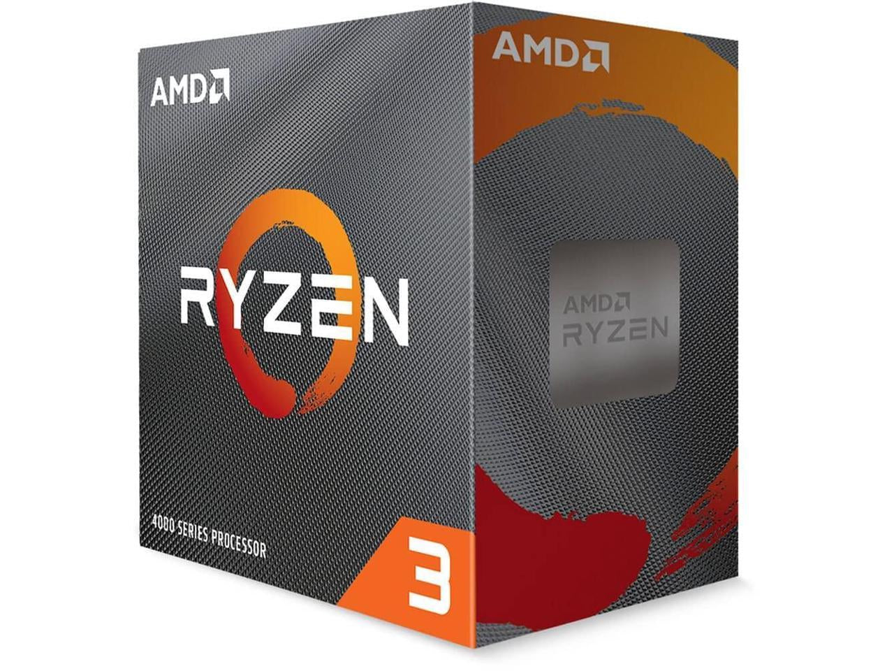 Ryzen 3 4100 3.8Ghz 4-Core AM4 Processor with Wraith Stealth Cooler - 100-100000510BOX