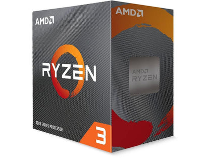 Ryzen 3 4100 3.8Ghz 4-Core AM4 Processor with Wraith Stealth Cooler - 100-100000510BOX